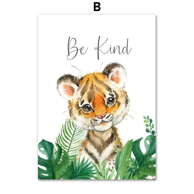 Safari Positive Vibes Wall Art - 4 Seasons Home Gadgets