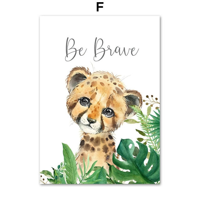 Safari Positive Vibes Wall Art - 4 Seasons Home Gadgets