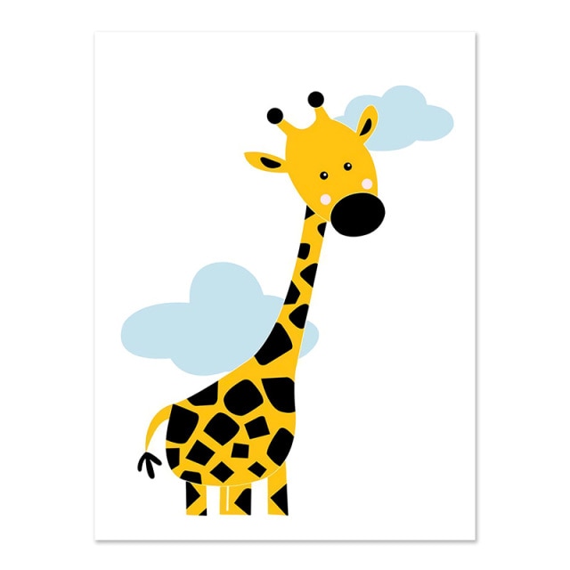 Yellow Safari Wall Art - 4 Seasons Home Gadgets