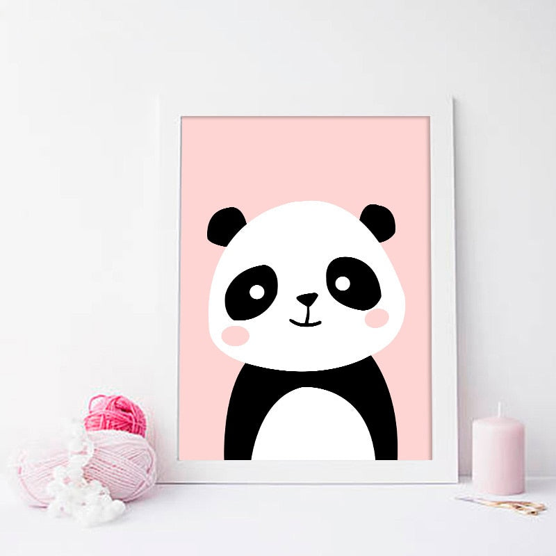 Pastel Colors Animal Portraits Set - 4 Seasons Home Gadgets