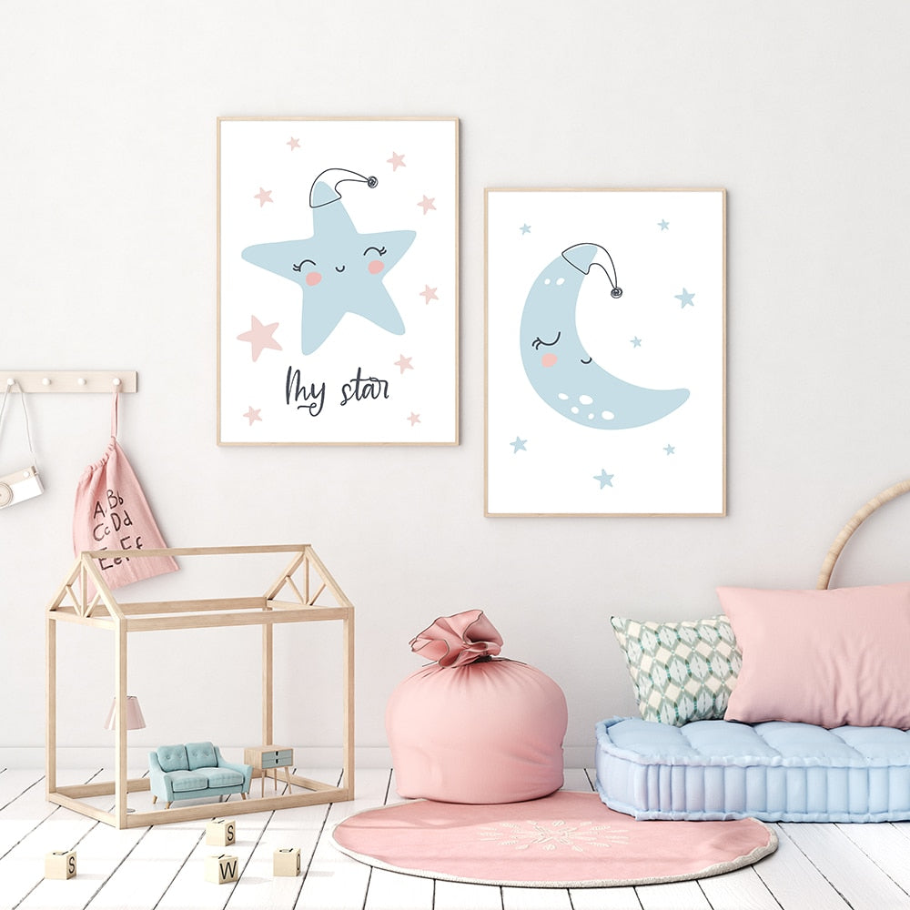 Rainbow Sweet Dream Wall Art Set - 4 Seasons Home Gadgets