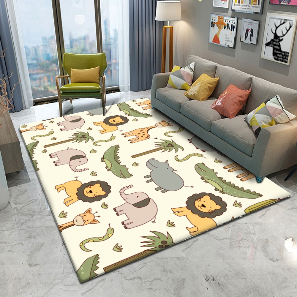 Star in Galaxy &  Safari Zoo Rug - 4 Seasons Home Gadgets