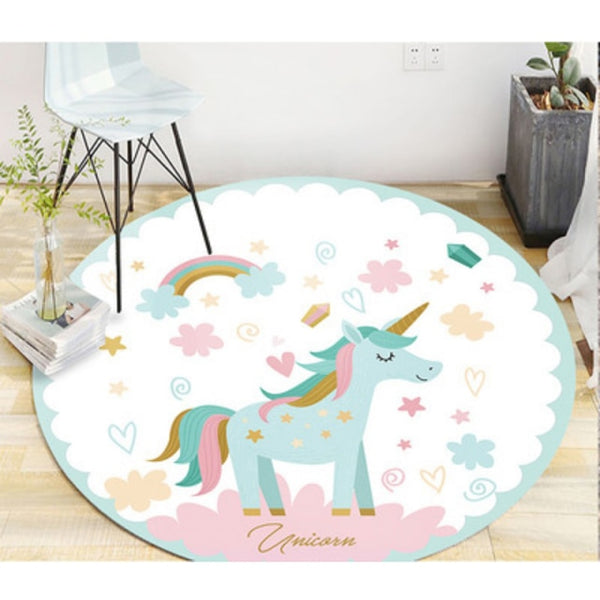 Rainbow Unicorn Rug - 4 Seasons Home Gadgets