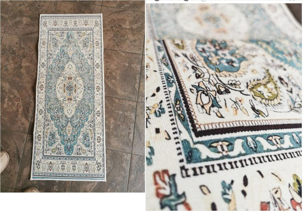 Oriental Blue Area Rug - 4 Seasons Home Gadgets