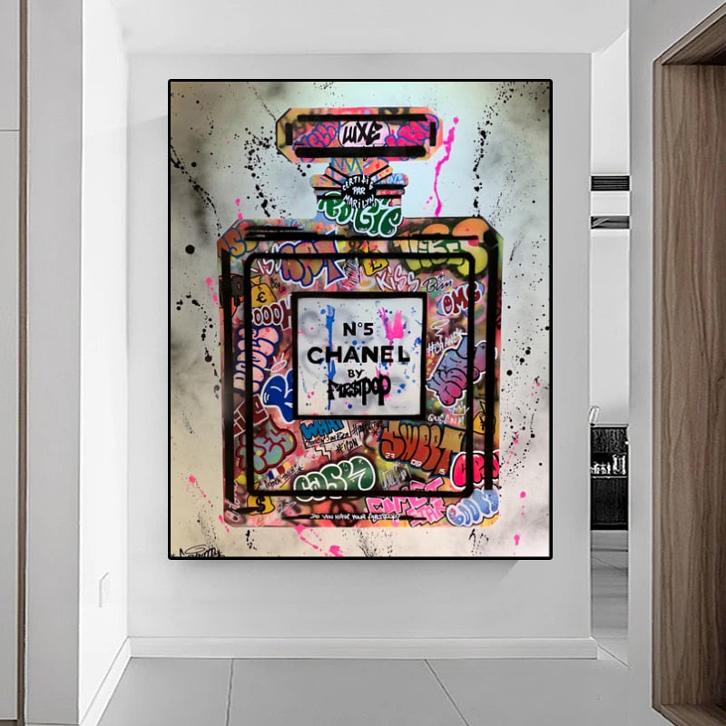 Number 5 Chanel No.5 Wall Art Poster - 4 Seasons Home Gadgets