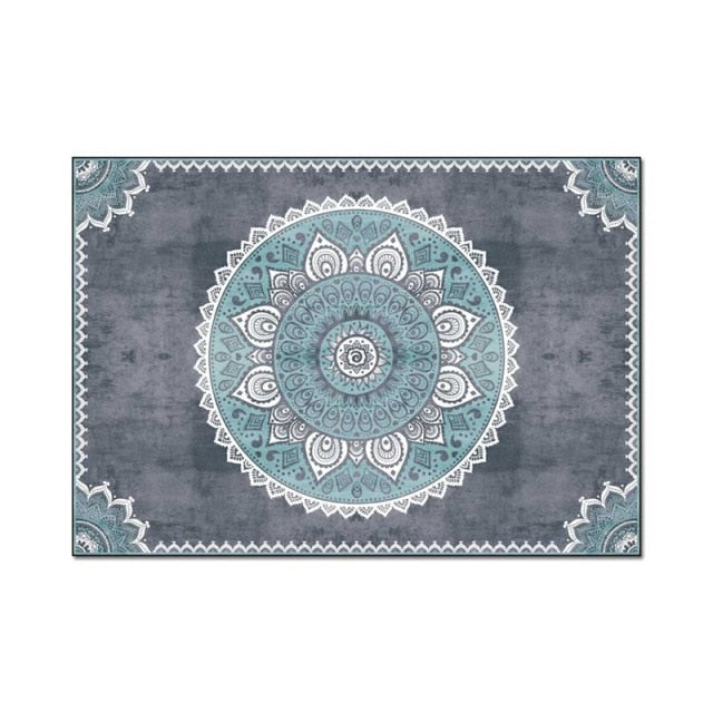 Grey Lotus Mandala Anti-Fatigue Mat - 4 Seasons Home Gadgets