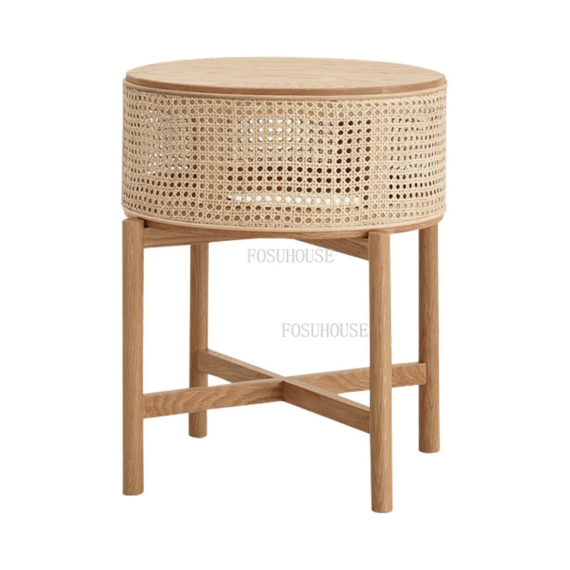 Rattan End Table - 4 Seasons Home Gadgets