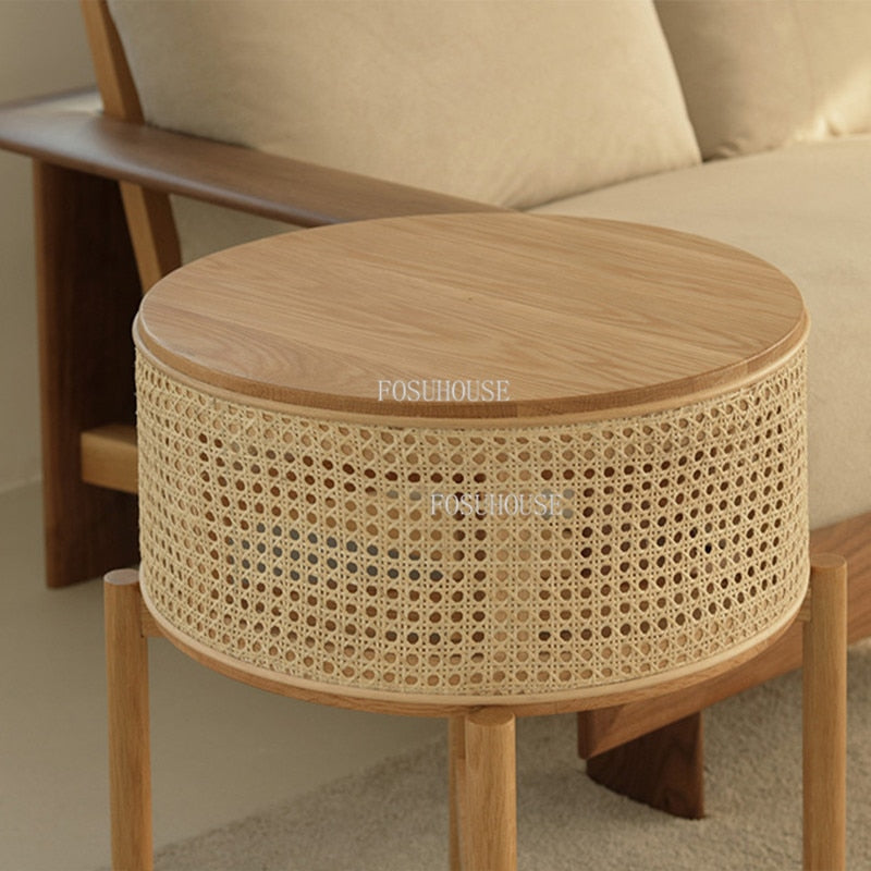 Rattan End Table - 4 Seasons Home Gadgets