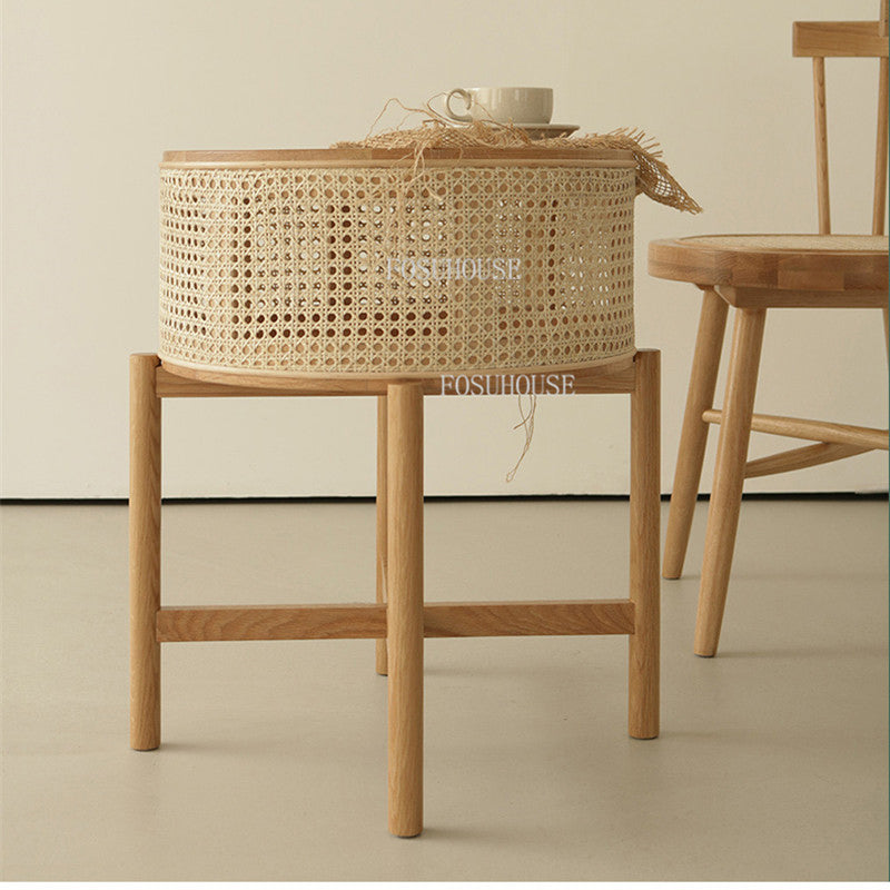 Rattan End Table - 4 Seasons Home Gadgets