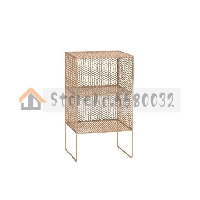 Gold Mesh Storage Shelves - 4 Seasons Home Gadgets