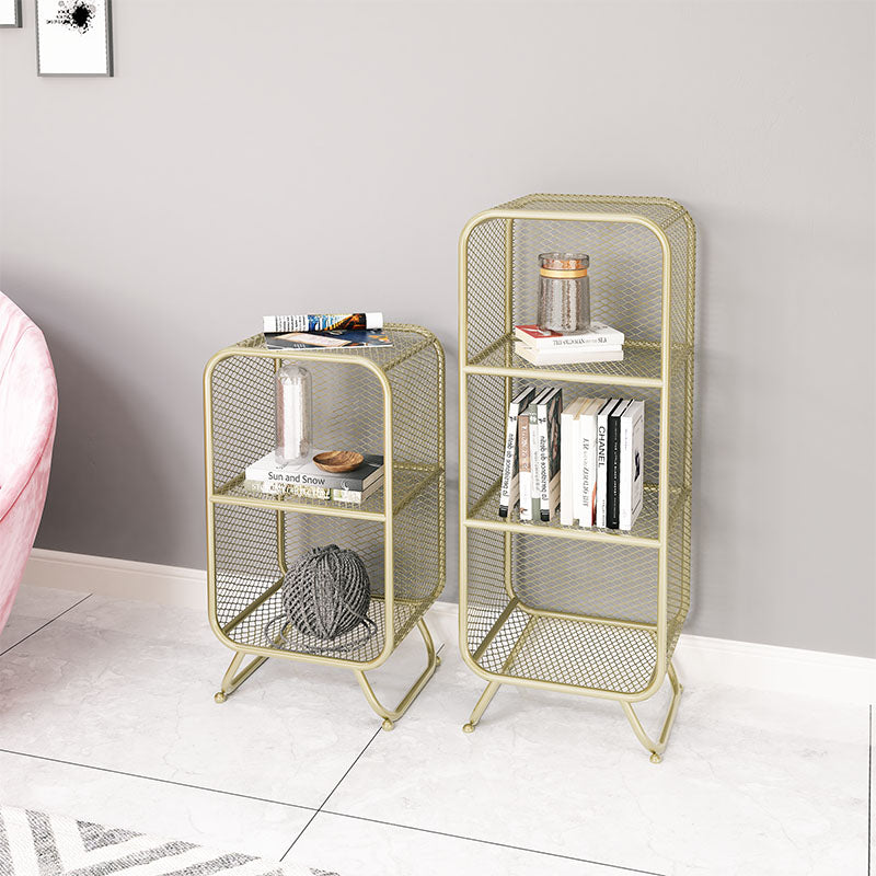 Gold Mesh Storage Rack - 4 Seasons Home Gadgets