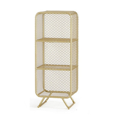 Gold Mesh Storage Rack - 4 Seasons Home Gadgets