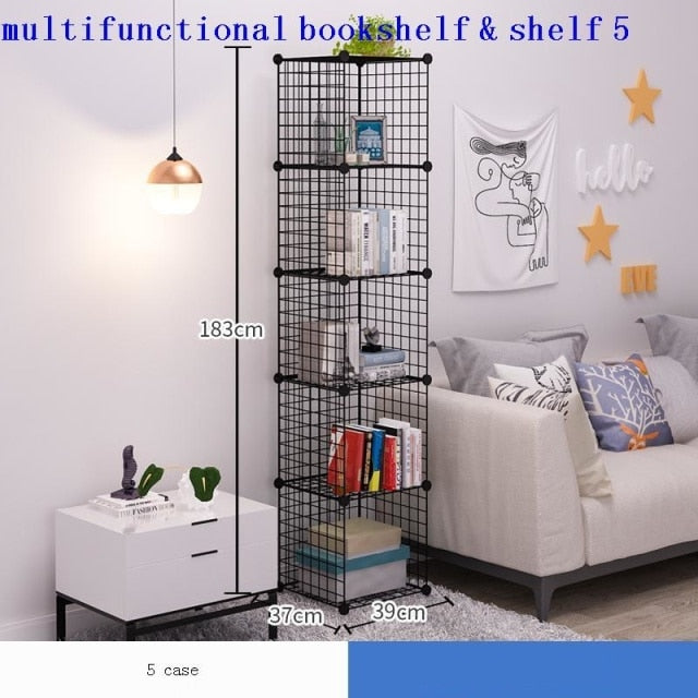 Metal Stackable Drawer Bookcase - 4 Seasons Home Gadgets