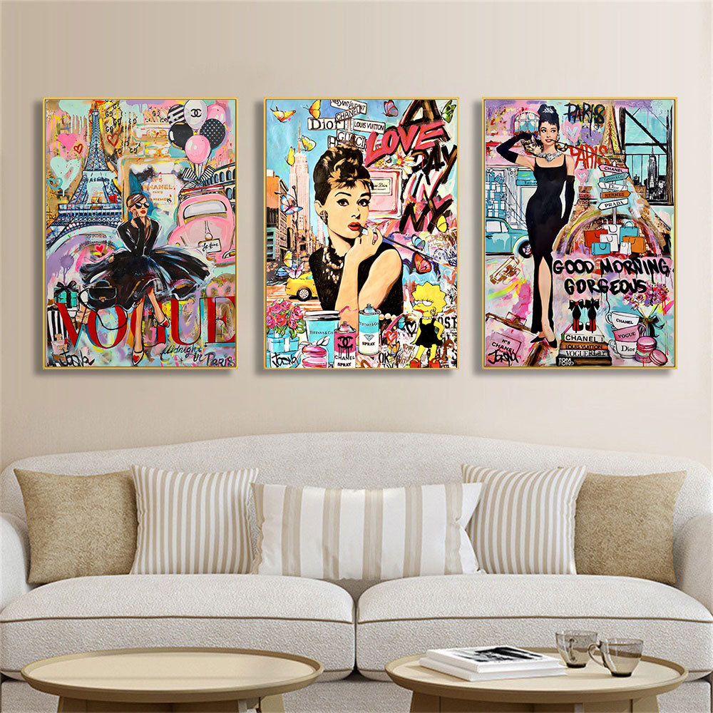 Breakfast At Tiffany's Wall Art - 4 Seasons Home Gadgets