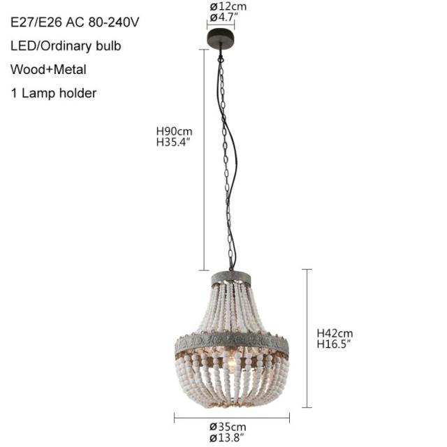 Wooden beads LED Light - 4 Seasons Home Gadgets