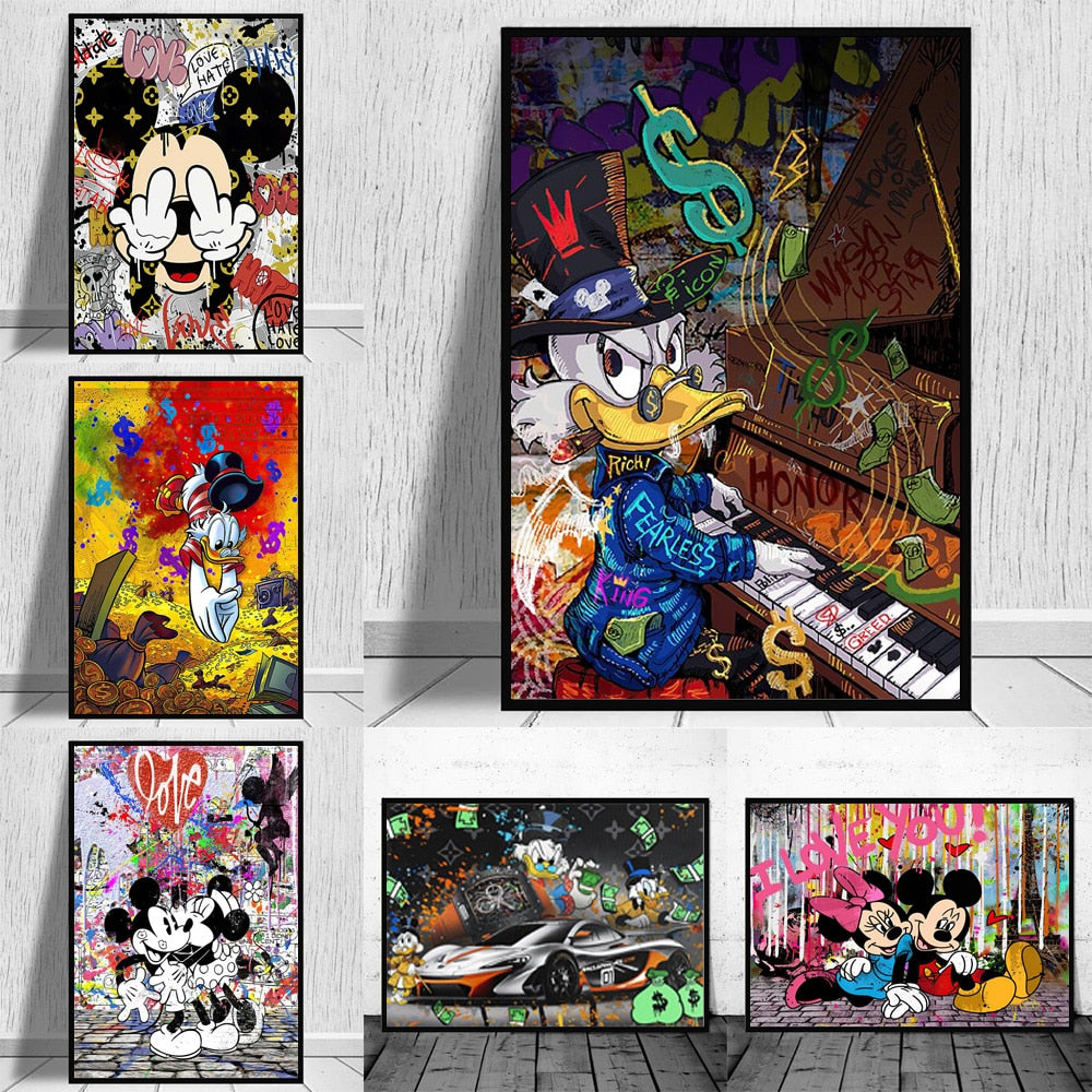 Tableau Disney Pop Art