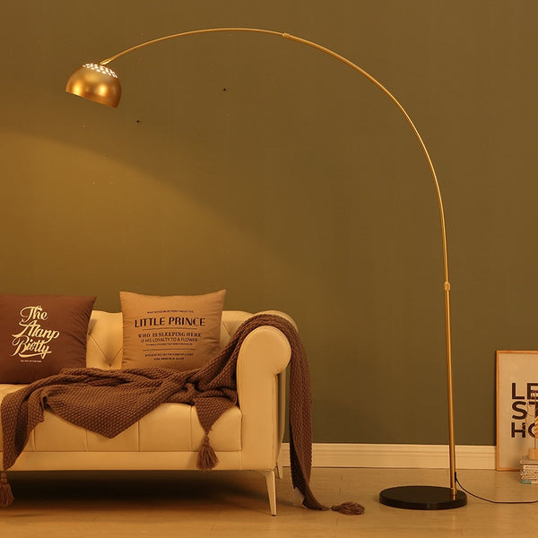 Copper Arched Floor Lamp - 4 Seasons Home Gadgets