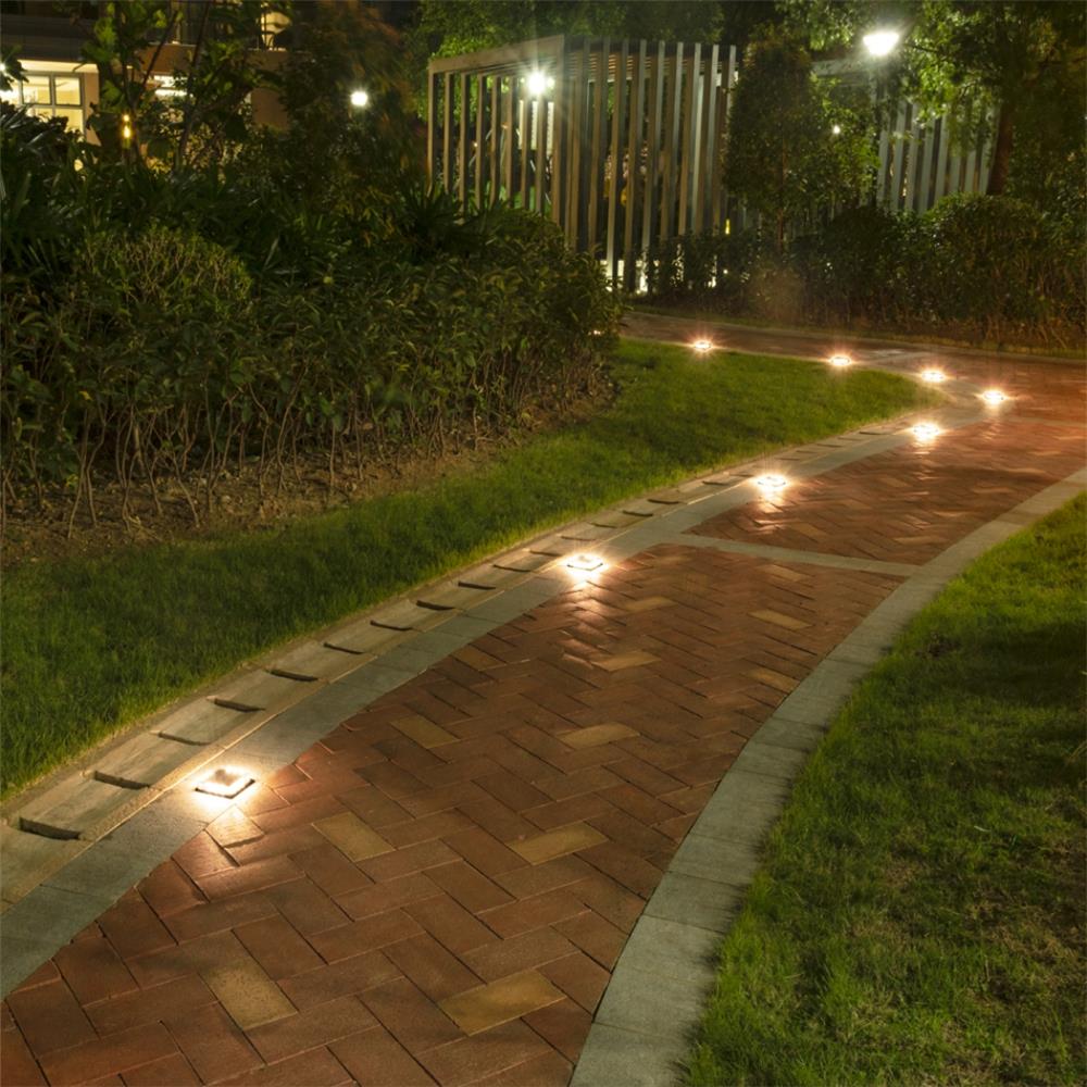 LED Solar Ground Embedded Lights Set - 4 Seasons Home Gadgets