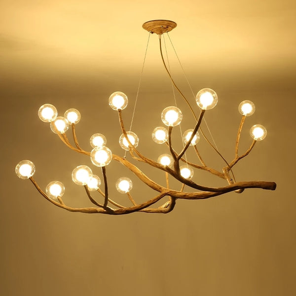 Wood Branch Chandelier - 4 Seasons Home Gadgets