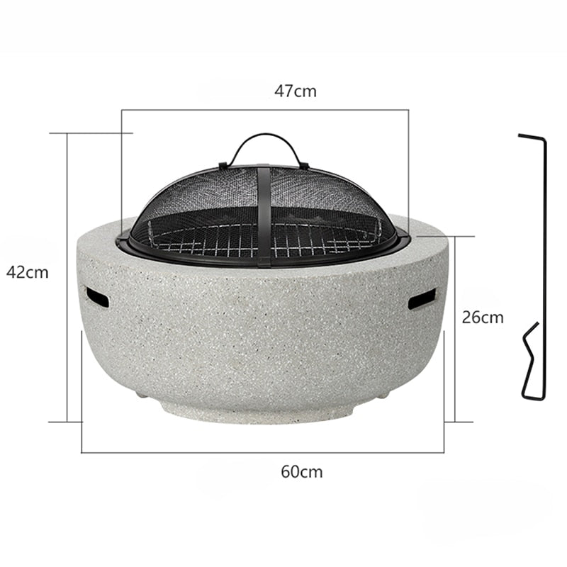 Concrete Fire Pit - 4 Seasons Home Gadgets