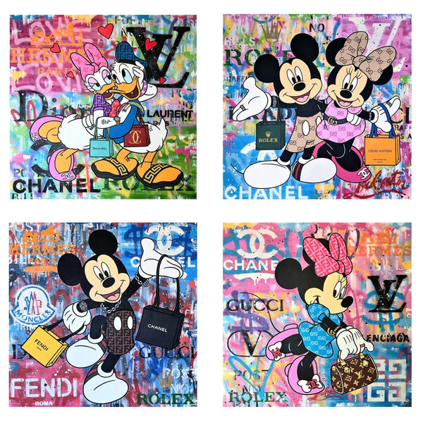 Extravagant MINNIE & MICKEY Wall Art - 4 Seasons Home Gadgets