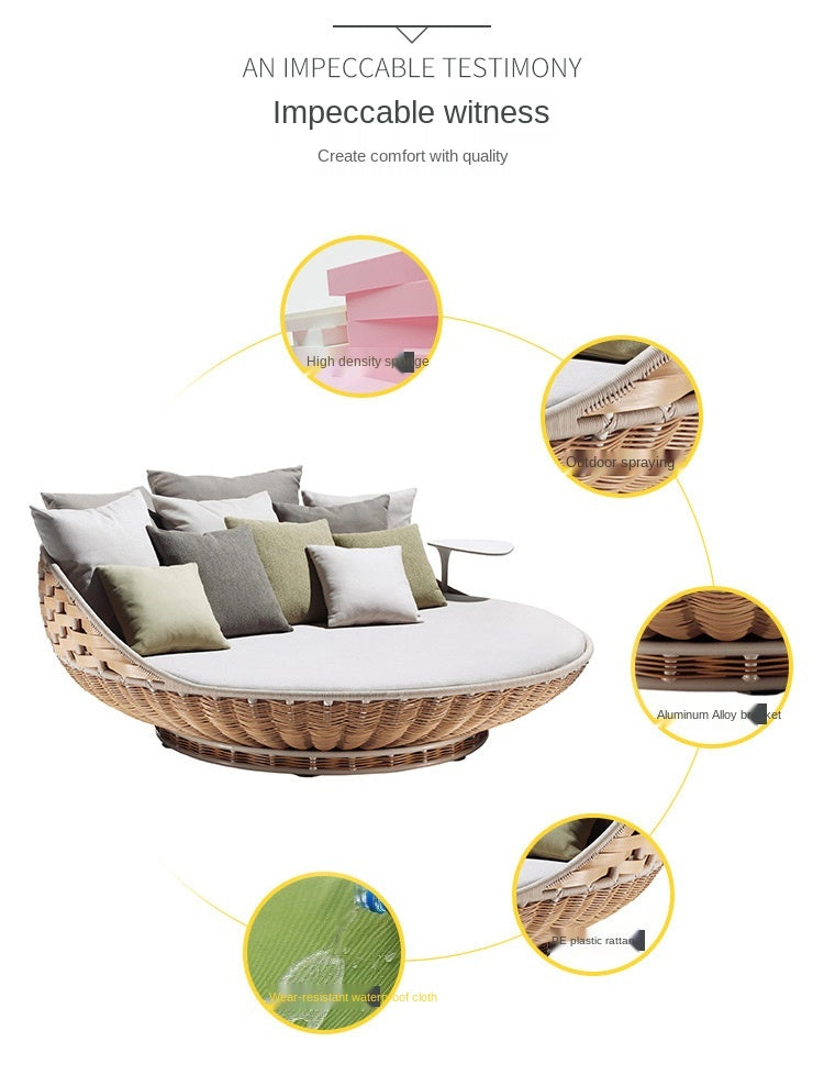 Rattan Porch Swing - 4 Seasons Home Gadgets