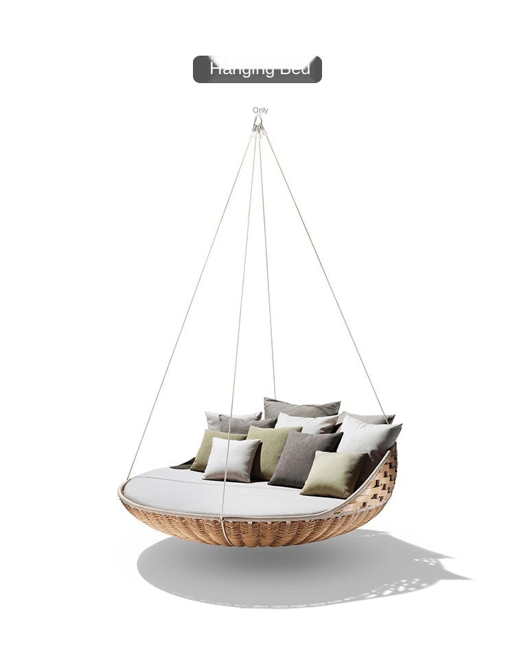 Rattan Porch Swing - 4 Seasons Home Gadgets