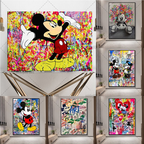 Mickey Mouse Graffiti In Gallery - 4 Seasons Home Gadgets