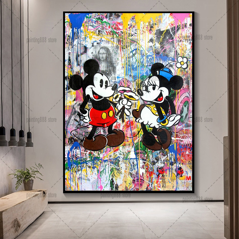 Mickey Mouse Graffiti In Gallery - 4 Seasons Home Gadgets