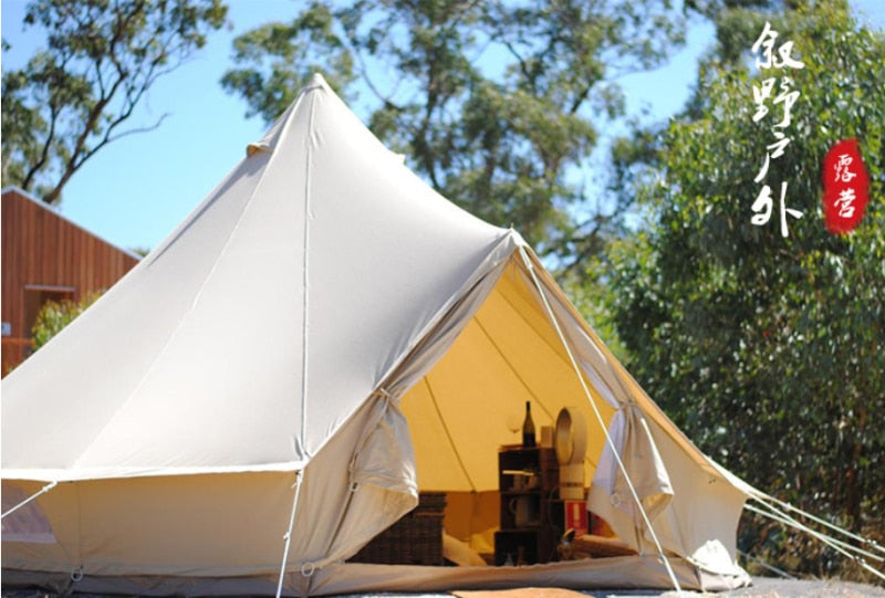 Outdoor Bell Tent For Family - 4 Seasons Home Gadgets