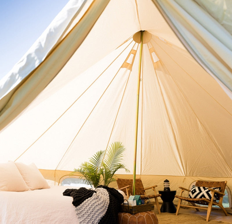 Outdoor Bell Tent For Family - 4 Seasons Home Gadgets