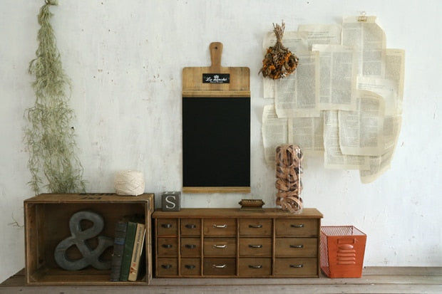 Wooden Chalkboard Notice Board Stand - 4 Seasons Home Gadgets