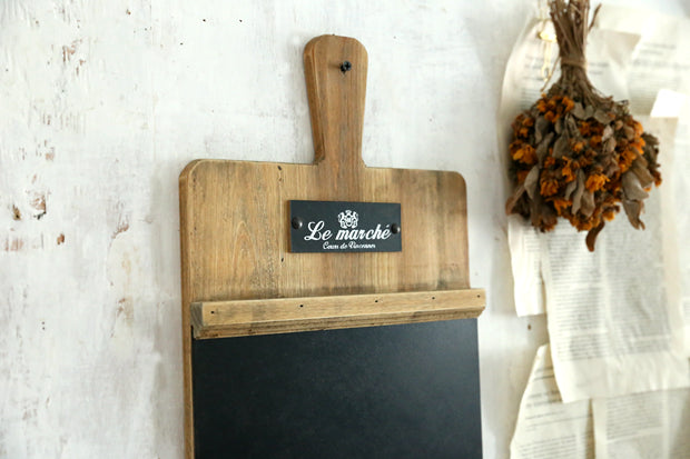 Wooden Chalkboard Notice Board Stand - 4 Seasons Home Gadgets