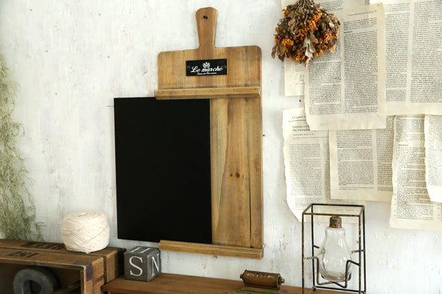 Wooden Chalkboard Notice Board Stand - 4 Seasons Home Gadgets