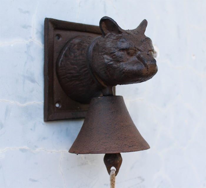 Iron Cat Ringing Bell - 4 Seasons Home Gadgets