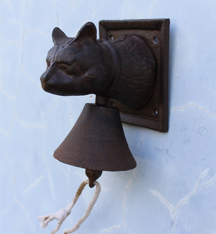 Iron Cat Ringing Bell - 4 Seasons Home Gadgets