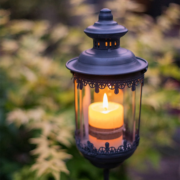 Iron  Shepherd Stand Lantern - 4 Seasons Home Gadgets