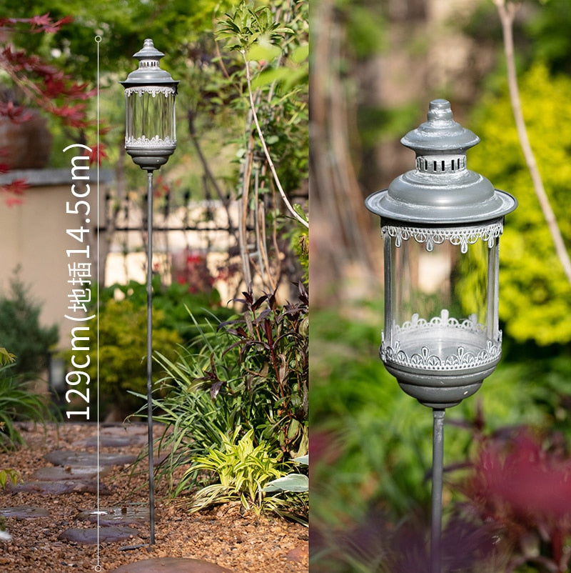 Iron  Shepherd Stand Lantern - 4 Seasons Home Gadgets