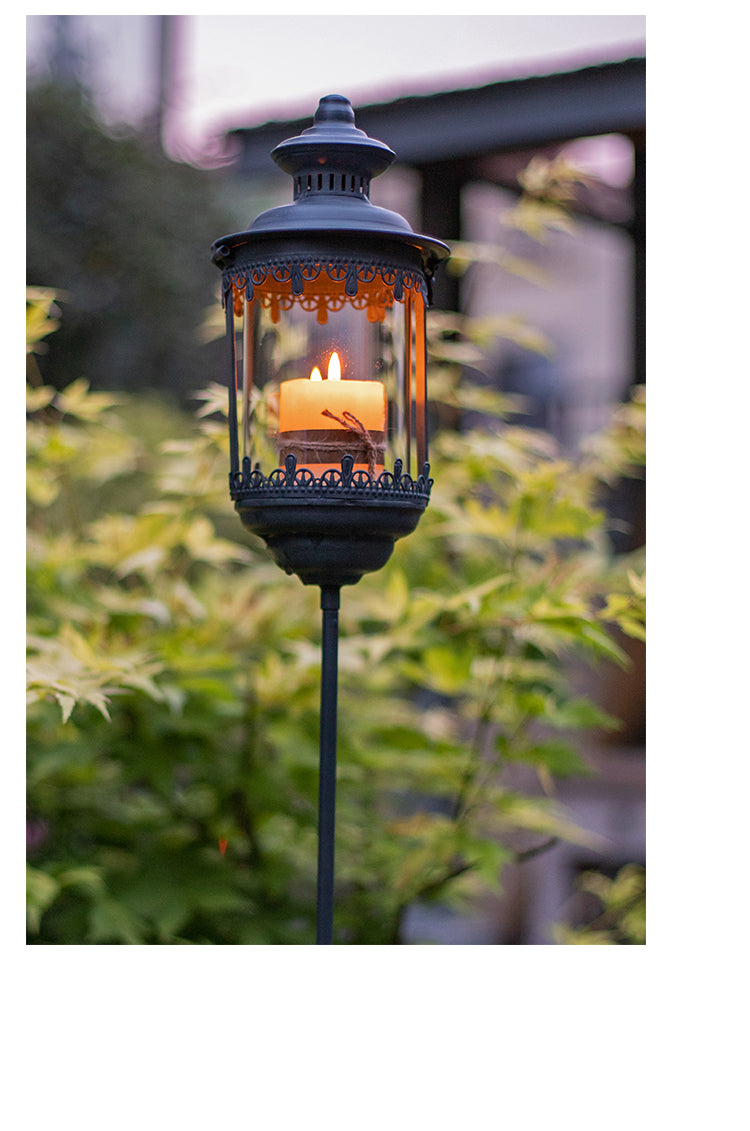 Iron  Shepherd Stand Lantern - 4 Seasons Home Gadgets