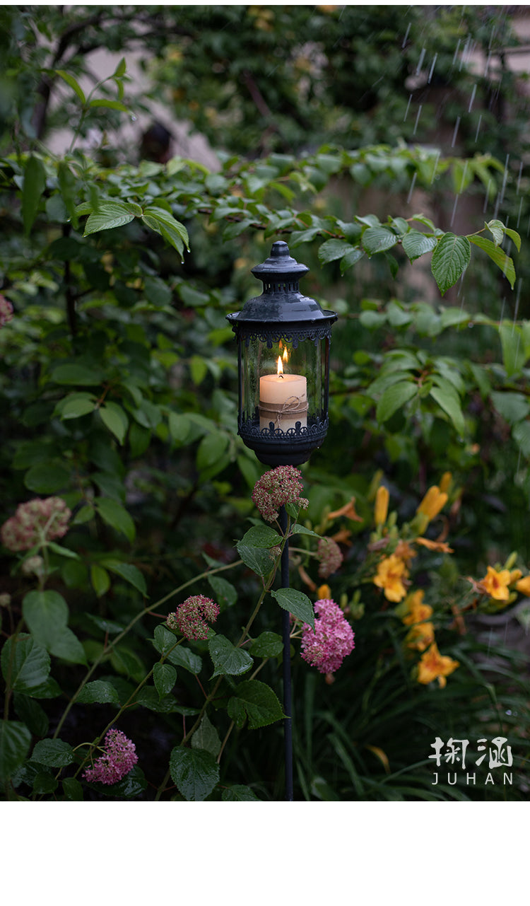 Iron  Shepherd Stand Lantern - 4 Seasons Home Gadgets