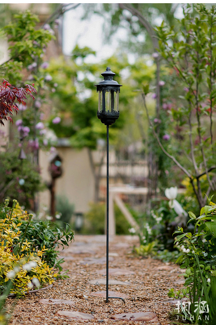 Iron  Shepherd Stand Lantern - 4 Seasons Home Gadgets