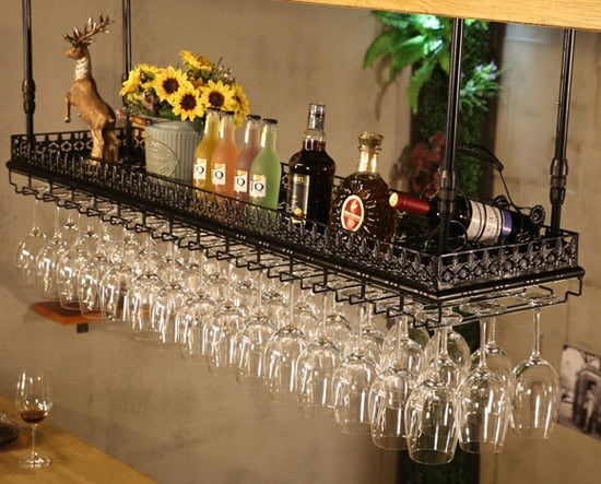 Hanging Wine Rack - 4 Seasons Home Gadgets