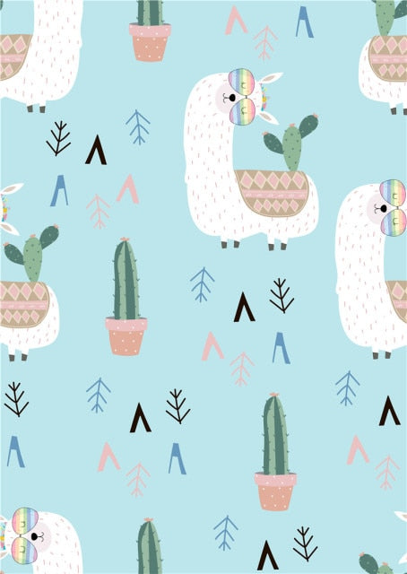 Cute Alpaca Wall Art - 4 Seasons Home Gadgets