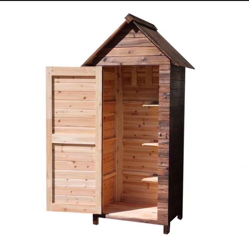 Garden Solid Wood Tool Shed - 4 Seasons Home Gadgets